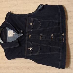 Dark-wash Denim Torrid Vest